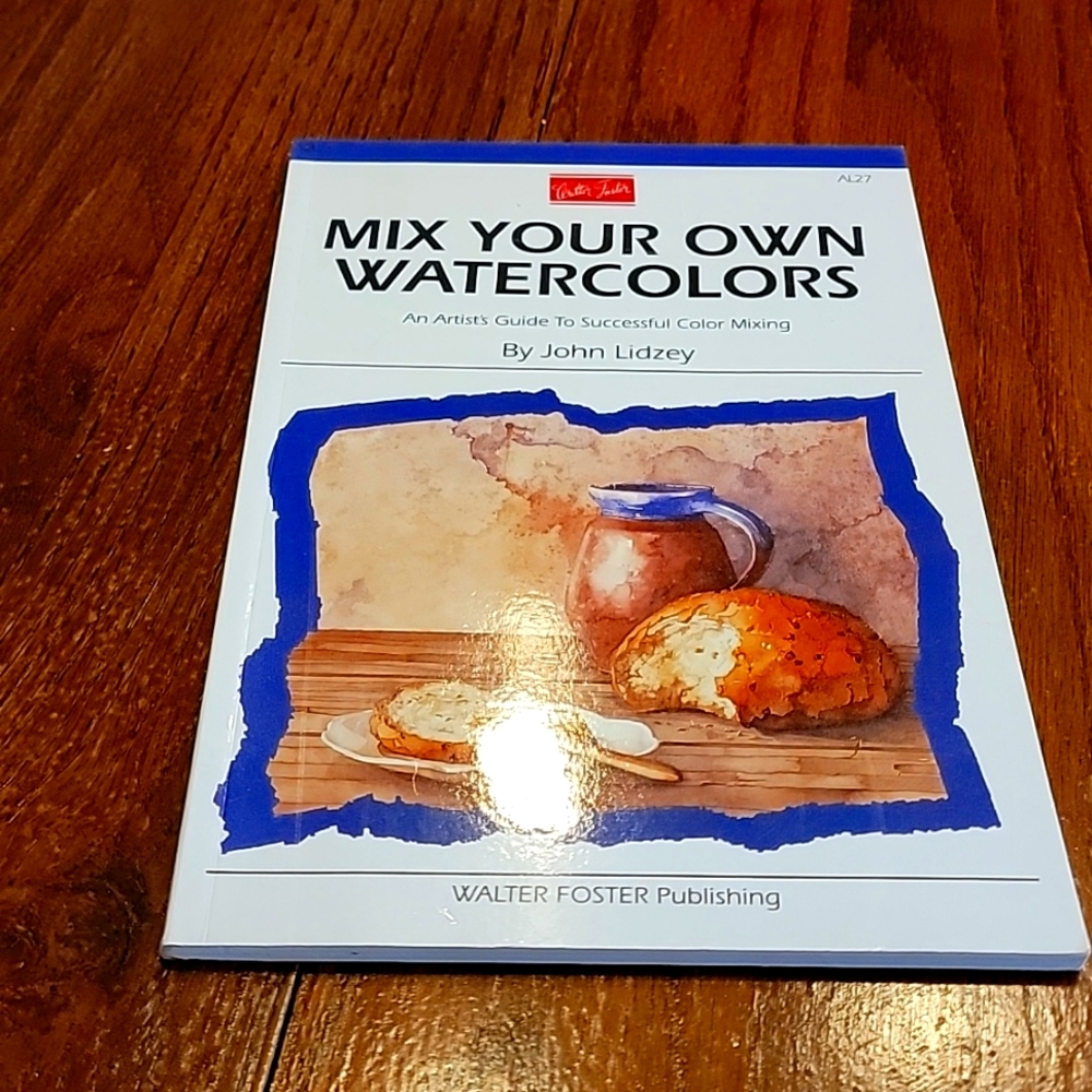 Mix your own watercolors book by John Lidzey 🎨 🖌